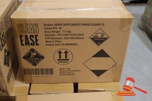 2x Boxes Of Clean Easy Heavy Duty Drain Cleaner, 1l Per Bottle, 20x Bottles Total