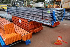 13 · Qty of Heavy Duty Rack Longspan Shelving 9 @ 4800mm high x 840mm deep frames 96 @ 2600mm long x 75mm high shelf beams