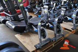 1 · STAGES INDOOR CYCLING BIKE, APPROX; 1M L X 620MM W X 1.1M H, SOME MARKS, (UNTESTED),