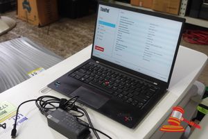 4 · LENOVO THINKPAD X1 CARBON GEN11 LAPTOP, 14 INCH TOUCH LCD, INTEL I7 1355U CPU 1.7GHZ, 16GB RAM, 512GB SSD, OS INSTALLED, UNTESTED SN: PF4NVVVT #4 (SOME MARKS / POWER ADAPTOR INCLUDED)