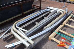 7 · ALUMINIUM BERT PIPES ( 4x 1500mm x 1150mm, 3x 3100mm, 2x 1940mm x 640mm )
