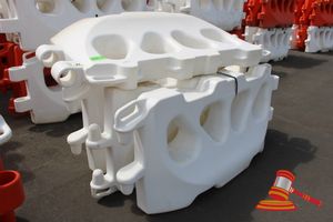 27 · 4 x Water Fill Barriers, Make: Alliance Mouldings, Model: Trafix2000, Approx Overall Dimensions: 2000mm x 900mm, including 4 x White