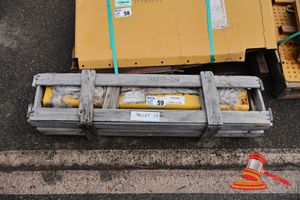 1 X Komatsu Hydraulic Cylinder Covers, Komatsu P/N:154-71-71720, Approx; 1m L X 90mm W X 90mm H, Some Marks, In A Crate