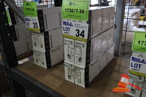 34 · 9 X BOXES OF MASTER LOCK ZENEX THERMOPLASTIC SAFETY PADLOCKS, MODEL: 410KABLULZ1, KEYED ALIKE, LOCKOUT/TAGOUT, 6 LOCKS PER BOX