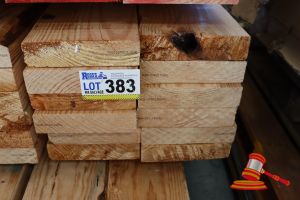 383 · 12x LENGTHS OF NON-STRUCTURAL, UNTREATED PINE TIMBER, APPROX 190 x 45mm x 2.4m