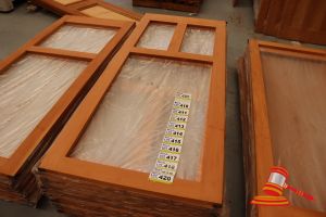 Timber Door Frame, Code: Ambon 2, 2040 X 820 X 25mm