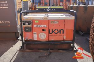 67 · 1 X KUBOTA GENERATOR, 20KVA, MODEL SQ3200AUS, SN:K01003, GROSS WEIGHT: 750KG, UON POWER & WATER, UNTESTED (101032210, PO 81953729/9, PLANT# 1000)