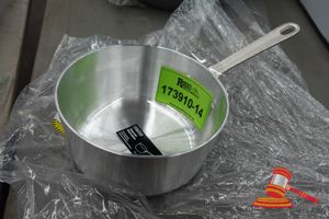 161 · 1 X TRENTON SAUCEPAN, TAPERED SIDES, ALUMINUM HEAVY DUTY, 2.5LT