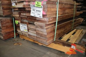 104 · JARRAH SKIP DRESSED, STD & BTR, 200mm x 38mm, 23LM, RANDOM LENGTHS, QTY 0.175M3 (L1900 x W400 x D650 TRANSPORT SIZE ONLY APPROX), (PACK# 2479723)