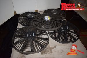 6 x Unused SPAL Automotive 12Volt A/C Pusher Fan, VA08-BP51