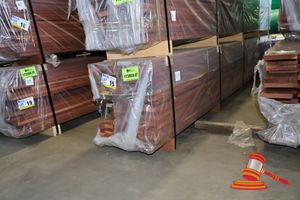 15 · Jarrah 65x20 Decking, Random length, 360LM, 25.2M2 WITH A 5mm GAP, TRANSPORT SIZE 3MTR x 400 x 400 (pack# 27)