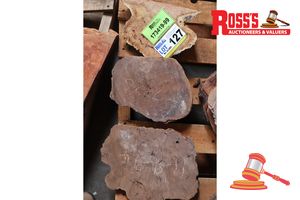 Jarrah Species Burls/Splice , L300/250mm X W160/200mm X D30/80mm X Qty 3, Approx Sizes