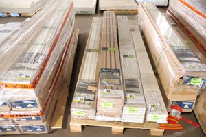 Perma Timber Quickboard Ceiling/Wall Lining - Castellated Profile. Pvc - Light Ash Finish. Easy Instal, Maintenance Free. Size 210 X 2700 X 21mm. 2 Boards Per Pack X 6 Packs (Approx 6.78m2). Unused. Note: Not Suitable For Use In Direct Sunlight Or Strong Reflective Light