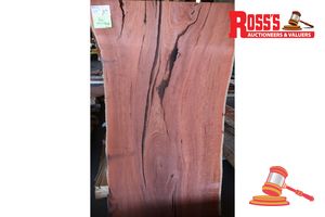 Jarrah Slab, L1540mm X W900mm/895/900mm X Depth 40mm (Spilt In Side) Approx