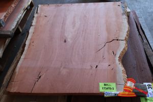 38 · JARRAH SLAB, L1010mm x W770mm/820mm x DEPTH 40mm APPROX