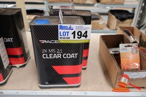 2x Pacer 2k Ms 2:1 Clear Coat, 4l Each