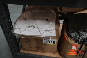 116 · APPROX 20x WHITE SHORT SLEEVE CHEFS JACKETS, SIZE: S