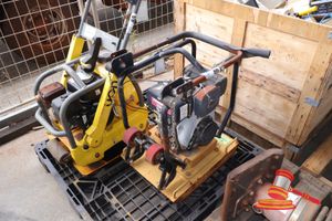 86 · CROMMELINS CC70YDT COMPACTER, APPROX; 320MM W X 590MM D X 640MM H, UNTESTED, SOME MARKS/RUST, (ASSET NO: TE395)