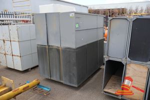 6x Metal Storage Cabinets - Open / No Doors. 3x Approx 760 Mm L X 380mm D X 1840mm H, 3x Approx 910mm W X 380mm D X 1840mm H. Some Rust/ Poor Avg Condition. On Pallet. (P6)