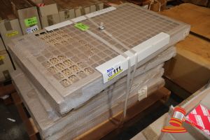 Approx 6 X Deco/Geldar/Frame Assemblies, Model 600/700 , Approx 540mm W X 1.1m L X 70mm D (Bubble Wrapped, On Pallet)