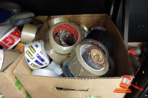 1 Box Of Assorted Tape