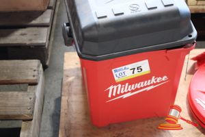 75 · MILWAUKEE 13inch JOB SITE WORK BOX, MODEL# MTB1400