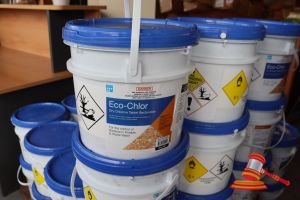 364 · 2x TUBS OF ECO-CHLOR DRY CHLORINE TABLET BACTERICIDE (GRANULAR), 10kg PER TUB