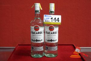 2 X BACARDI CARTA BLANCA WHITE RUM, 700ML