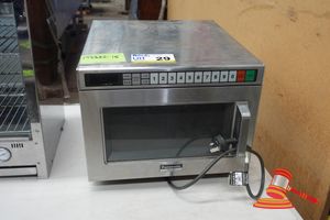 1 X Panasonic Ne450 Commercial Microwave Oven. Stainless Steel. 15amp (Plug), Untested)