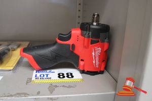 88 · MILWAUKEE IMPACT WRENCH, 18V, UNTESTED