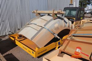 12 · CRUSHER WEAR PART ASSEMBLY - DEFLECTOR PLATE , STEEL LINER SEGMENTS (USED, WEAR VISIBLE)