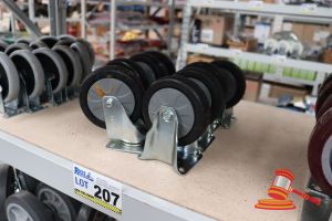 8x CASTOR WHEELS (4x SWIVEL & 4x FIXED)