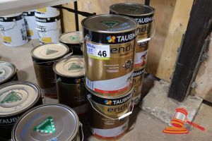 46 · 8 X TAUBMANS ENDURE CEILING PAINT, ONE COAT CEILING, FLAT, WHITE, 10L