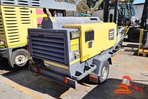 13 · 2018 Atlas Copco XAS 375 Trailer, Yellow/Grey, Single, Reg #: Unlicensed ODO: 4,496 Hrs Showing on Clock VIN: YA3062471J0560263 Features: Air Compressor, 102 PSI, Jockey Wheel, Fire Extinguisher. (Asset # 1061582), (Disp# 29304367), (*WP#4951*) Condition: **Some Surface Rust, Tagged As Needs New Rubber Coupling.**Panel: FAIR, Paint: FAIR, Tyres: FAIR, Floor: FAIR, Overall Condition: FAIR