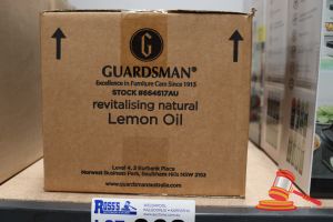 362 · 12x BOTTLES OF GUARDSMAN REVITALISING NATURAL LEMON OIL, 473ml