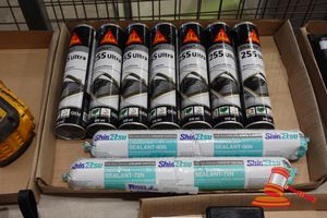 94 · 2 X SHINETSU CONSTRUCTION SEALANT, TUBES 90N & 72N , 7 X 310ML TUBES FLEX ULTRA 255 ULTRA, UNUSED