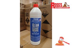 264 · 2x BOXES OF CLEAN EASE HEAVY DUTY DRAIN CLEANER, 1L, 20x BOTTLES TOTAL