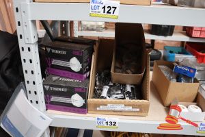 132 · BUNDLE WITH TRIDENT FACE MASKS, SAFETY GLASSES ETC