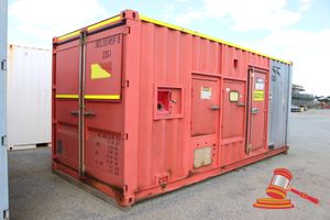 2018 Lees Diesel Generator, Model# Lsm88053, Serial# 201811038, 3 Phase, 240/415v, 800kva, 20ft Container, Jkcu101459 8, Gs3210, Reported Hours:10277