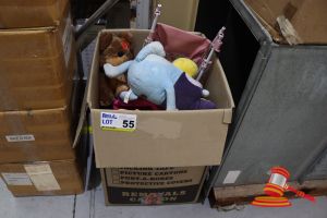 55 · BOX OF ASSORTED TOYS