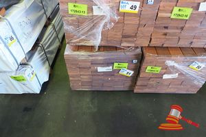 51 · PACK OF JARRAH DECKING 86 x 19 x 1.2MT, FEATURE, 144 LM, PACK# 320028700, TRANSPORT DIMS - L 1200 x H 450 x W 500.