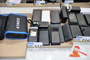 10 X Portable Power Banks, Various Brands And Power . Including: Cygnett. Untested (Some Marks)