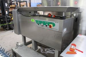 5 · MHS SCHNEIDETECHNIK SLICER. MODEL: MHS 1900. SN:2122066. 400V, 5.6KW. STAINLESS STEEL. 3 PHASE (PLUG). INCLUDES VARIOUS CUTTING BLADES. APPROX ; 1.6M W X 70CM D X 1.5M H. (UNTESTED)