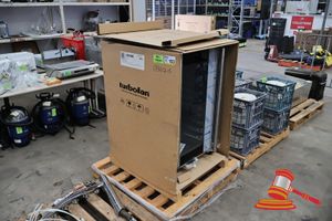 153 · MOFFAT TURBOFAN PROVER/HOLD COMBI OVEN, MODEL: P12M, MATERIAL: AUP12M, SN:2285586, 12T MANUAL 230-240V 50HZ 1PH 1.9KW, POSS UNUSED (BOXED), APPROX; 740MM W X 870MM D X 1.2M H, ON A PALLET (IRIS-031565) UNTESTED