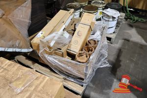 43 · CRATE OF DRILL BITS, PUPS, COLLARS