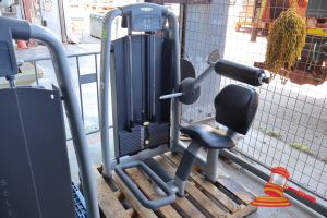 1 X Technogym Lower Back Weight Machine, Weight Stack 2.5-65kg (Some Marks), Approx; 80cm D X 80cm W X 1.4m H, On A Pallet