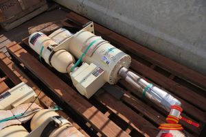 66 · SNX HYDRAULIC ASSEMBLY, PART NO: SNX000001, SN:SSN000007, DATE OF SUPPLY: AUGUST 2023 (POSS UNUSED),WITH FOAM AND BRASS CONNECTORS, ON A PALLET