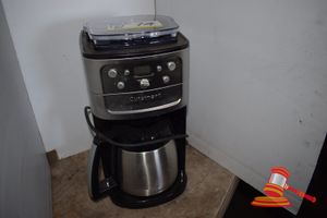 Cuisinart Fully Automatic Grind & Brew Coffee Maker, Model DGB-900-BCU with Cuisinart Touch to Toast Lever less 2 Slice Toaster Model CPT-420-MRA