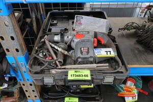 1 X Ozito Rotary Hammer Drill Kit In Case, 1500w, 3 Mode, Sds+, Includes: Chisel, Drill Bits, Instruction Manual, 240v. Untested