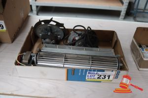 BOX OF 240V MOTORS, UNTESTED